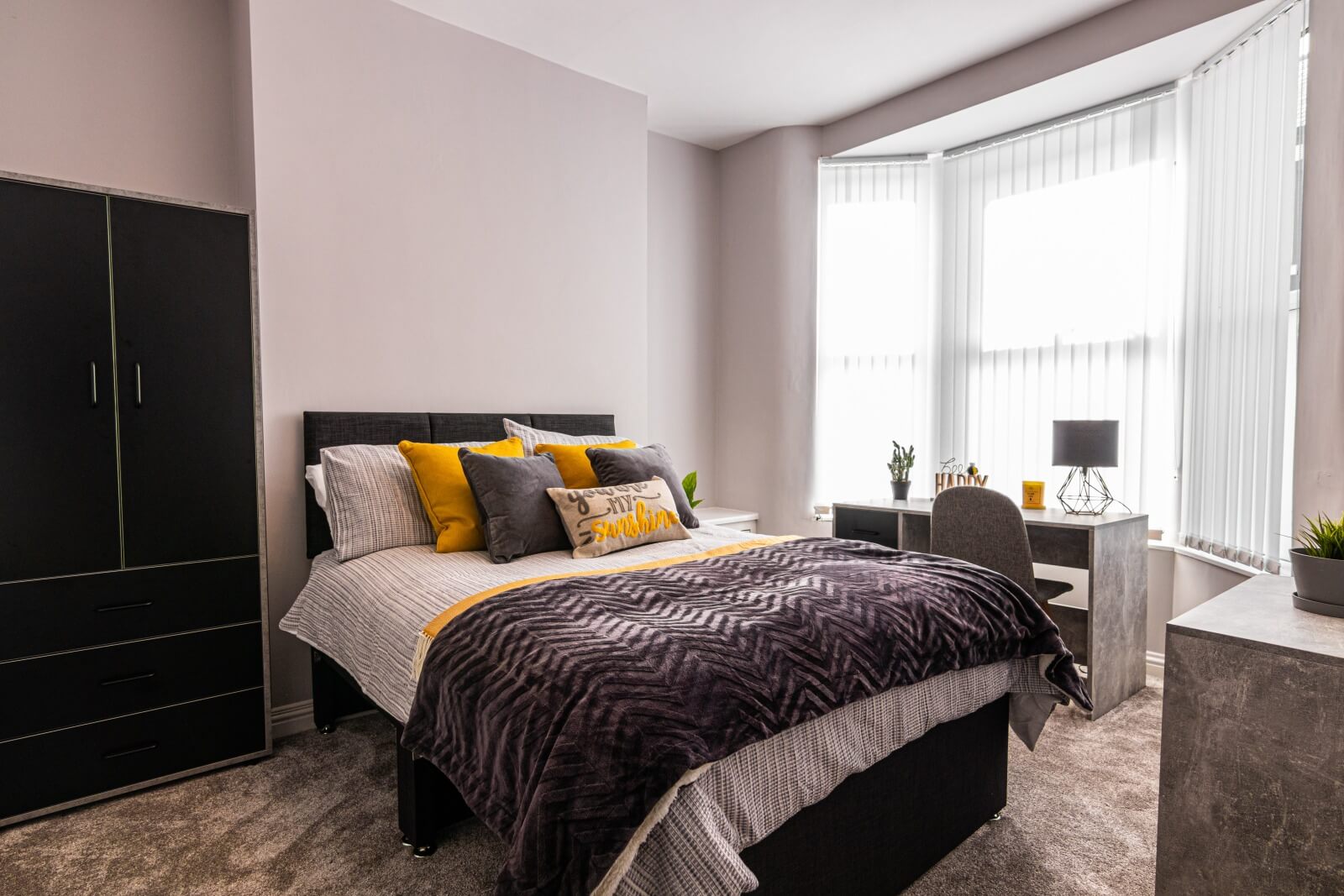 4 Bed Student Accommodation - Bedroom