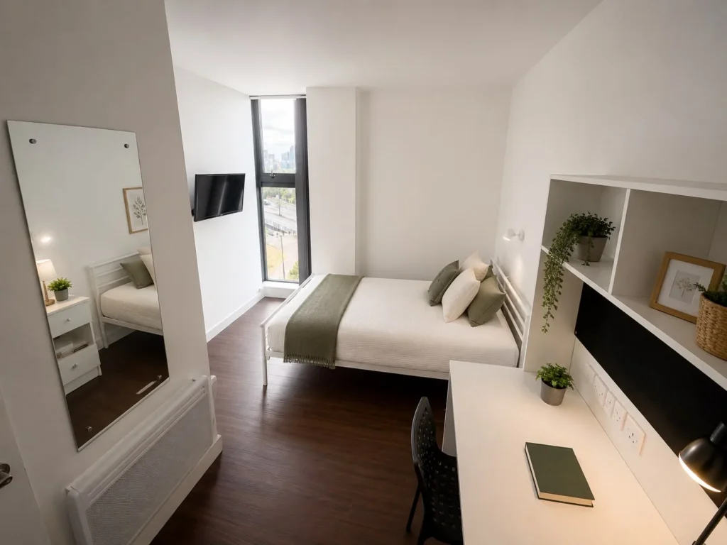 City Point Student Accommodation In Liverpool Bedroom